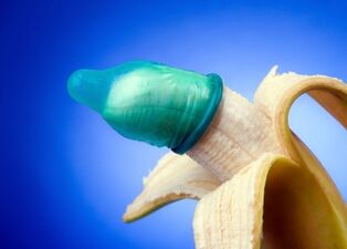Preservativo sulla banana