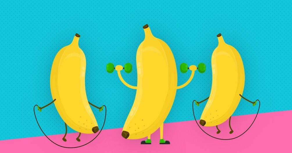 le banane imitano l'aumento della larghezza del pene con l'esercizio
